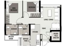 Blk 429B Bedok North Woods (Bedok), HDB 3 Rooms #561629461